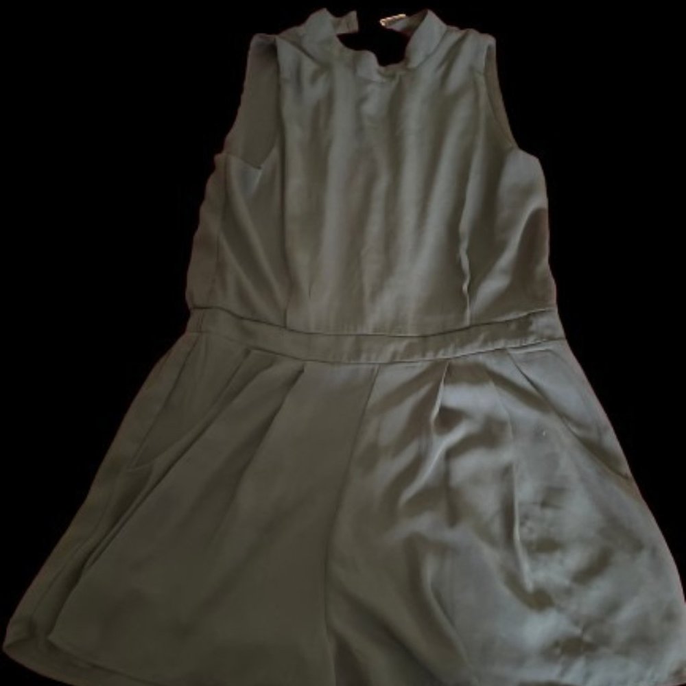 Fully Lined Dressy Black Romper - Size Small